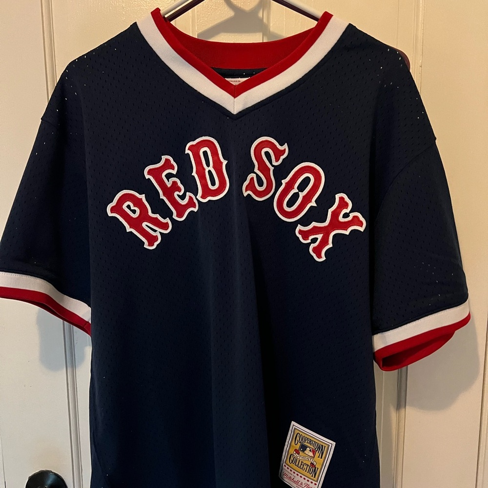Boston Red Sox Wade Boggs Mitchell & Ness Batting Practice Jersey
